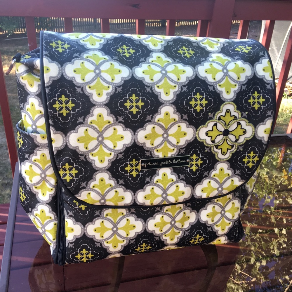 Petunia Pickle Bottom over shoulder bag backpack